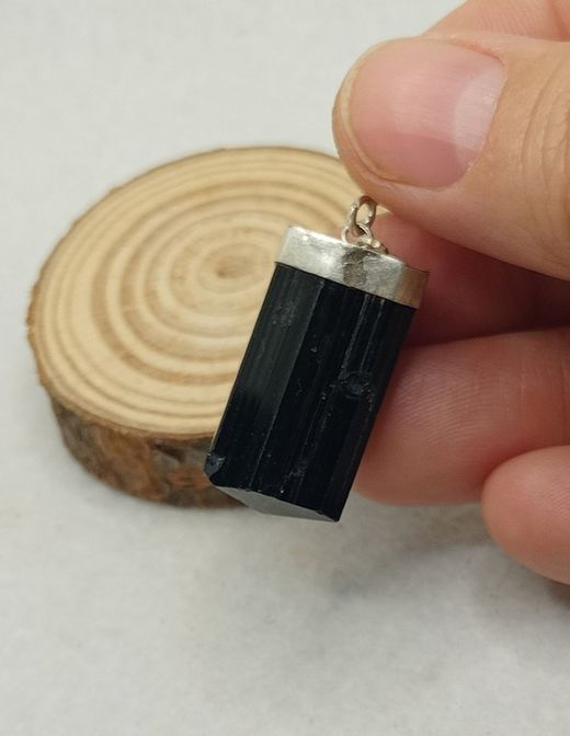 Colgante Turmalina negra