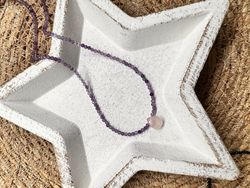 Collar de Amatista con colgante central