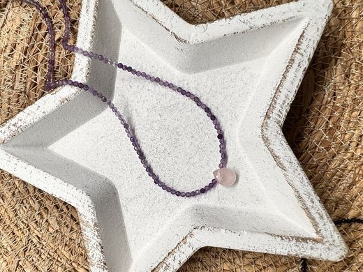Collar de Amatista con colgante central