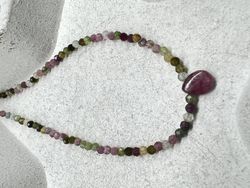 Collar de Turmalina Multicolor