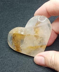 Corazón Cuarzo dendrítico - Ref.3