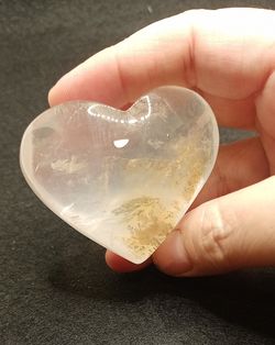 Corazón Cuarzo dendrítico - Ref.4