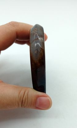 Corazón de Ágata con drusa