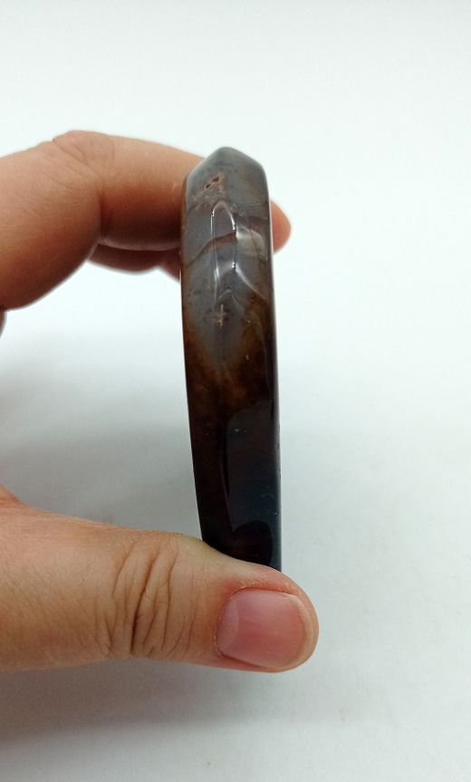 Corazón de Ágata con drusa