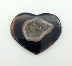 Corazón de Ágata con drusa