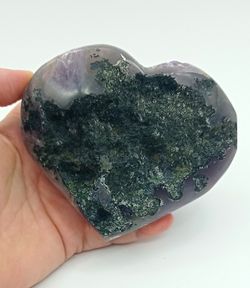 Corazón de Amatista en drusa