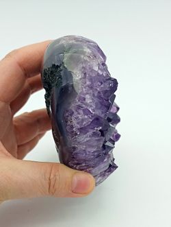 Corazón de Amatista en drusa