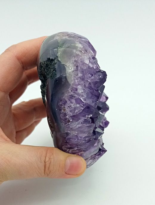 Corazón de Amatista en drusa