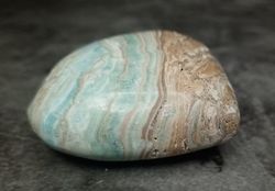 Corazón de Aragonito azul