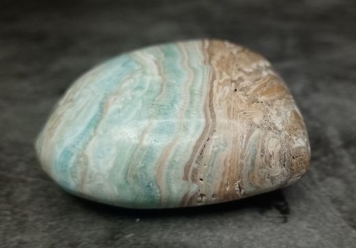 Corazón de Aragonito azul