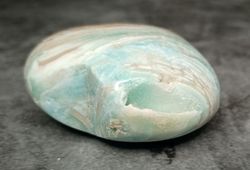 Corazón de Aragonito azul