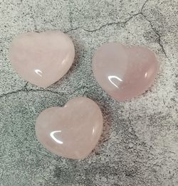 Corazón de Cuarzo rosa