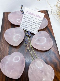 Corazón de Cuarzo rosa S
