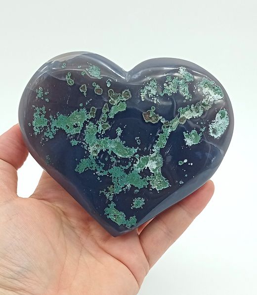 Corazón drusa de Amatista