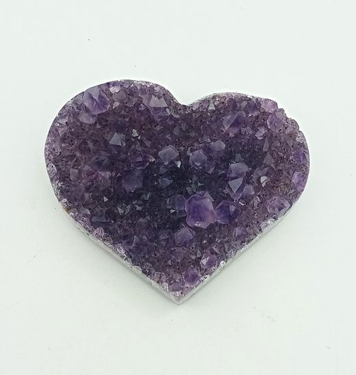 Corazón drusa de Amatista