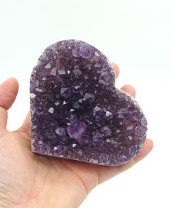 Corazón drusa de Amatista