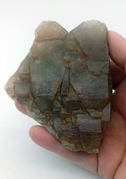 Cuarzo ahumado cristales aplanados