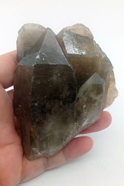 Cuarzo ahumado cristales aplanados