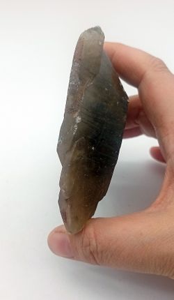 Cuarzo ahumado cristales aplanados