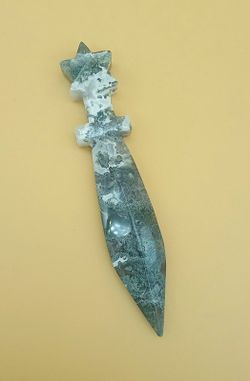 Daga de Ágata musgosa