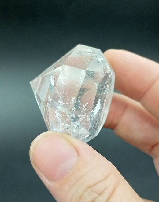 Cuarzo cristal de roca (talla modo brillante)