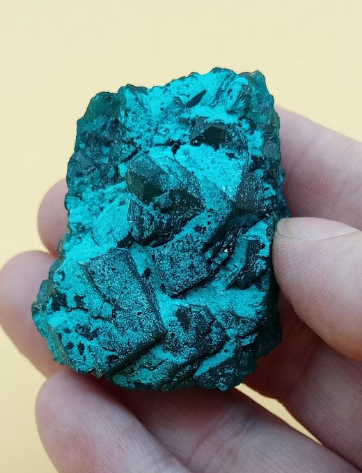 Dioptasa con Malaquita