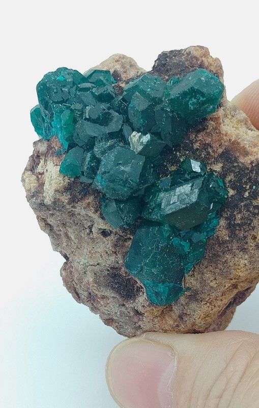 Dioptasa grupo de cristales
