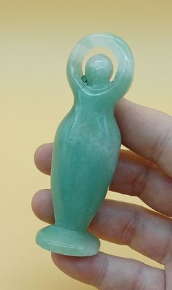 Diosa espiral Aventurina verde