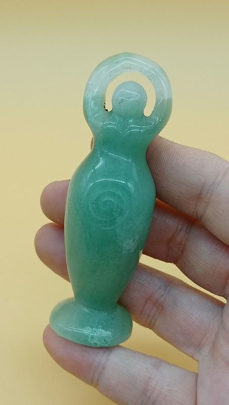 Diosa espiral Aventurina verde