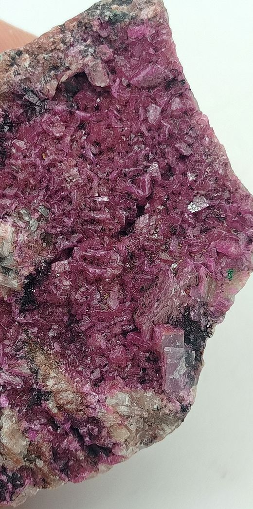 Dolomita cobaltífera cristales sobre dolomía