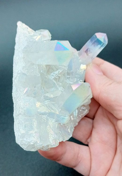 Drusa de Cuarzo Ángel aura (Ref.1)