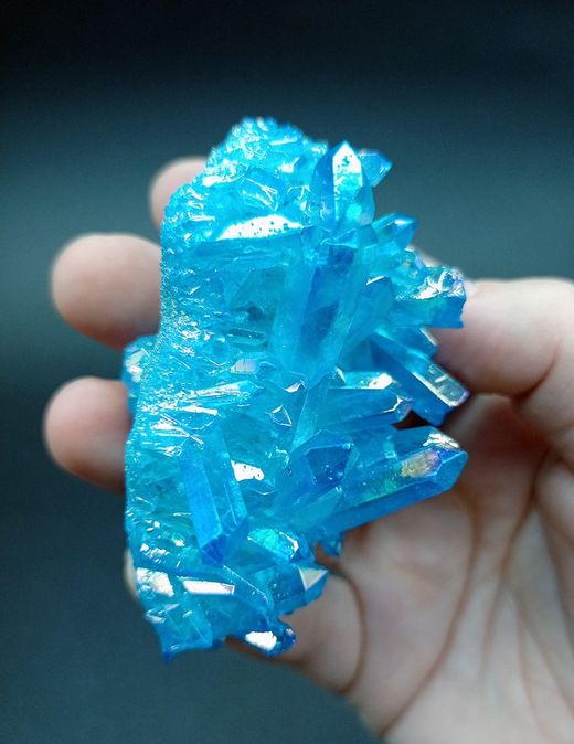 Drusa de Cuarzo Aqua aura