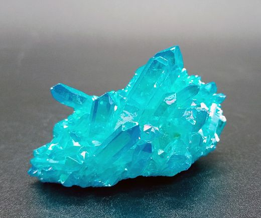 Drusa de Cuarzo Aqua aura