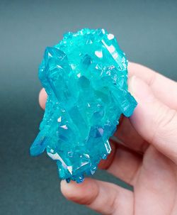 Drusa de Cuarzo Aqua aura