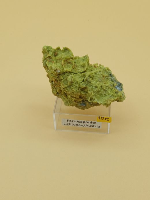 Ejemplar de Ferrosaponita