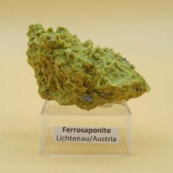 Ejemplar de Ferrosaponita