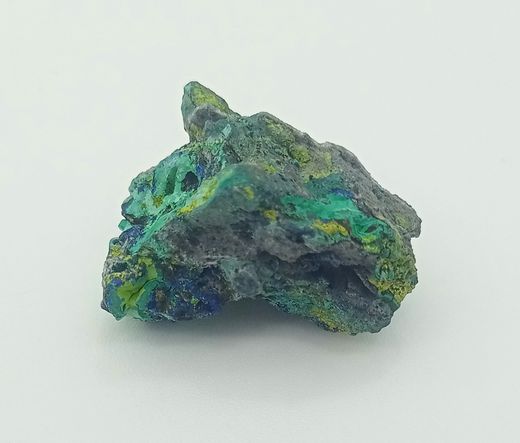 Ejemplar de Volborthita y Azurita
