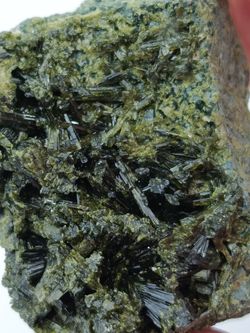 Epidota grupo de cristales
