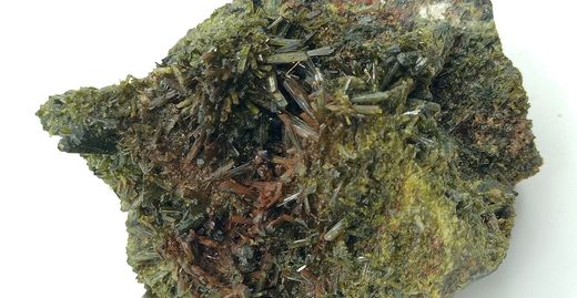 Epidota grupo de cristales