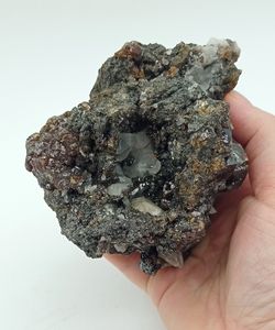 Esfalerita con calcita