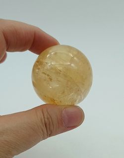 Esfera de Calcita miel