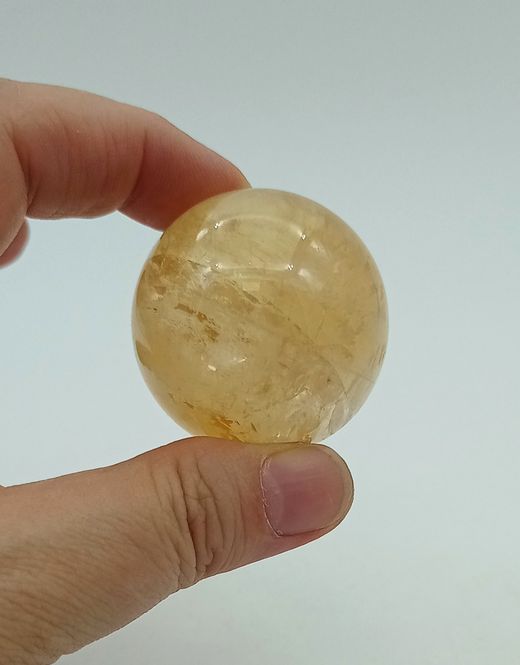 Esfera de Calcita miel