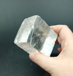 Espato de Islandia transparente