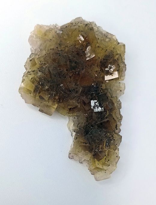 Fluorita amarilla (grupo de cristales)