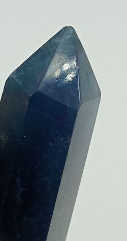 Fluorita azul punta pulida