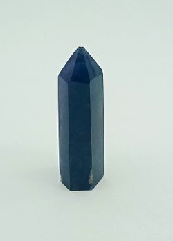 Fluorita azul punta pulida