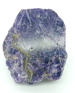 Fluorita con Pirita (placa pulida)
