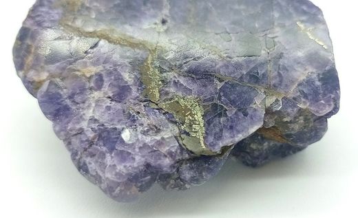Fluorita con Pirita (placa pulida)