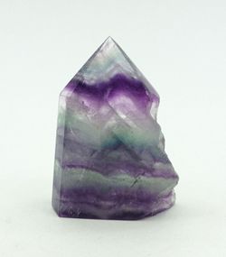Fluorita punta semi pulida