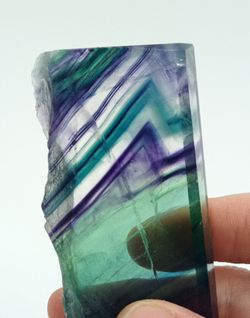 Fluorita semi pulida